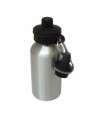 Water Bottles Two Lids - 400ml - Silver