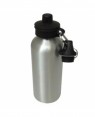 Water Bottles Two Lids - 600ml - Silver