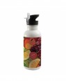 Water Bottles Integrated Straw - 600ml - White