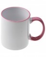 Rim and Handle Coloured - Pink- 36 Blanks